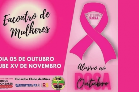 Outubro Rosa: Roque Gonzales promove “Encontro de Mulheres” nesta terça-feira